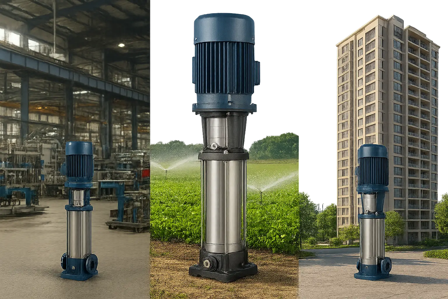 کاربرد پمپ عمودی طبقاتی