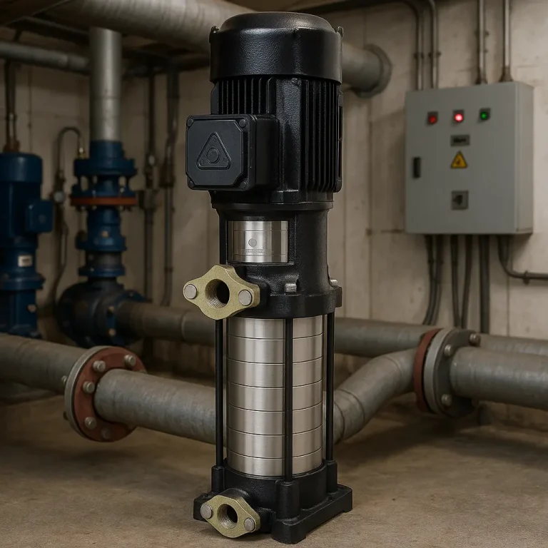 پمپ عمودی طبقاتی ثامن گستر در بوستر پمپ