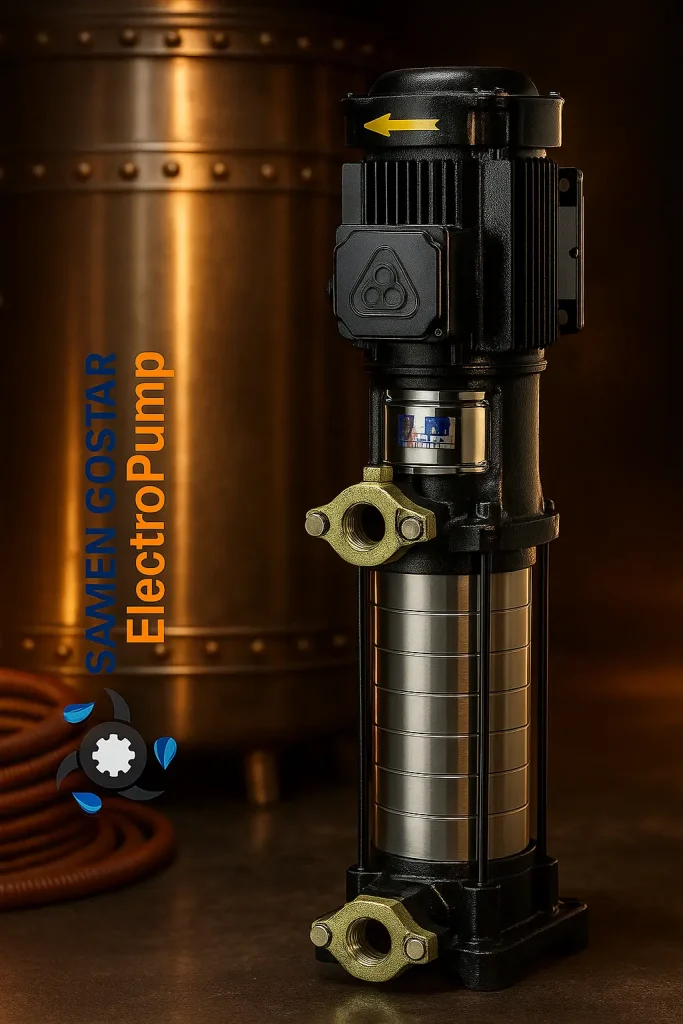 پمپ طبقاتی برای دیگ بخار ثامن گستر