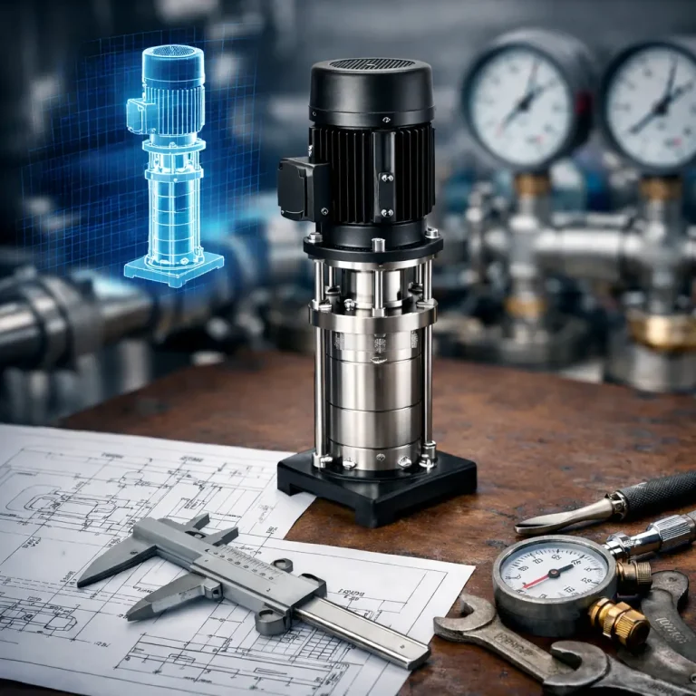 اشتباهات رایج در انتخاب پمپ طبقاتی - پمپ ثامن گستر - پمپ عمودی طبقاتی ثامن گستر