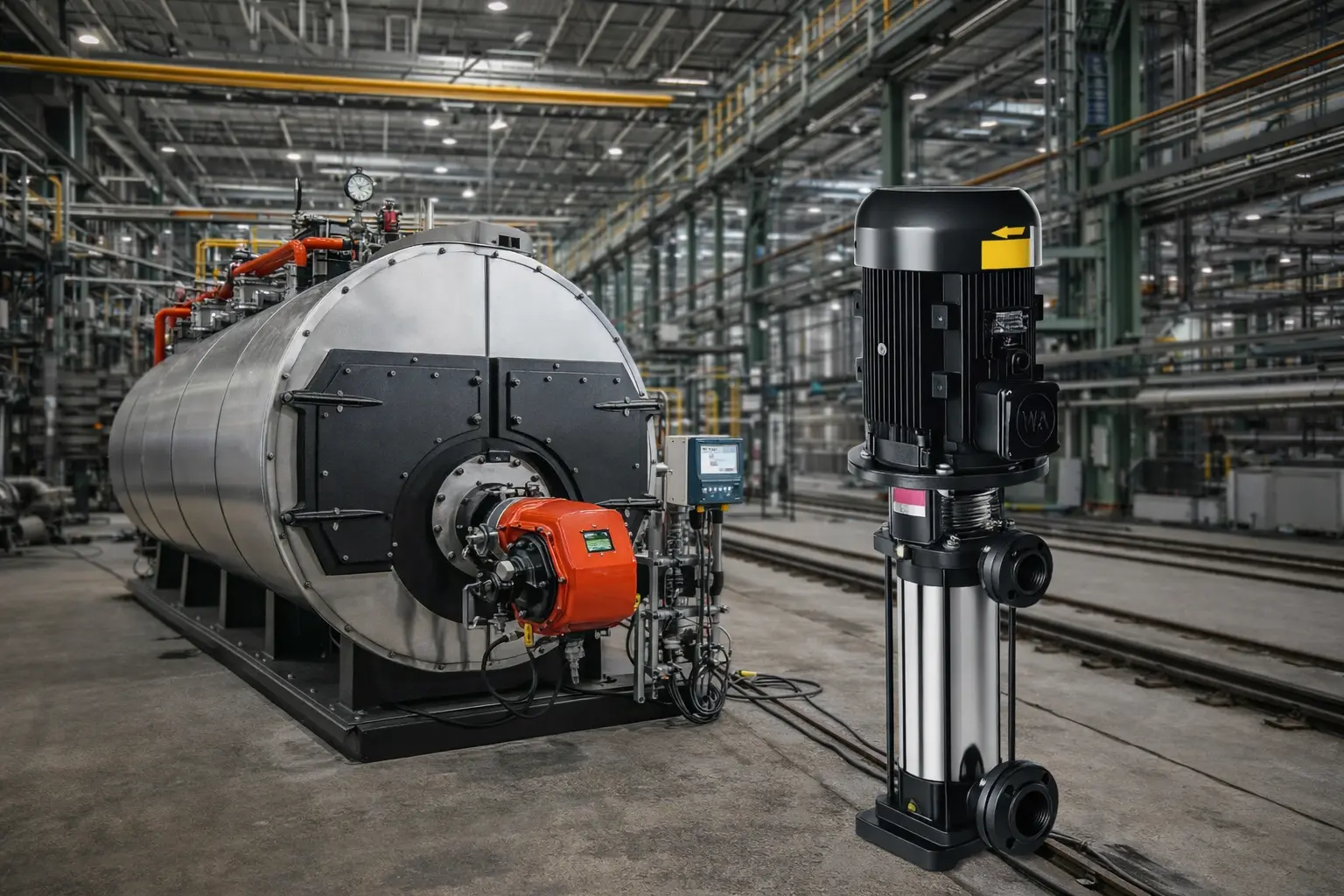 پمپ طبقاتی برای دیگ بخار