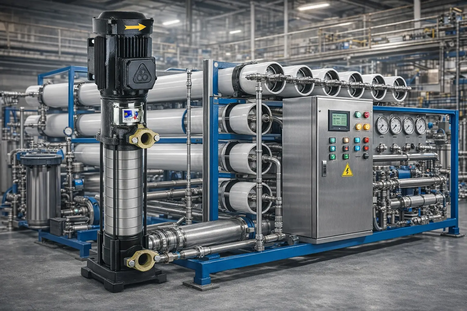 پمپ طبقاتی در سیستم RO