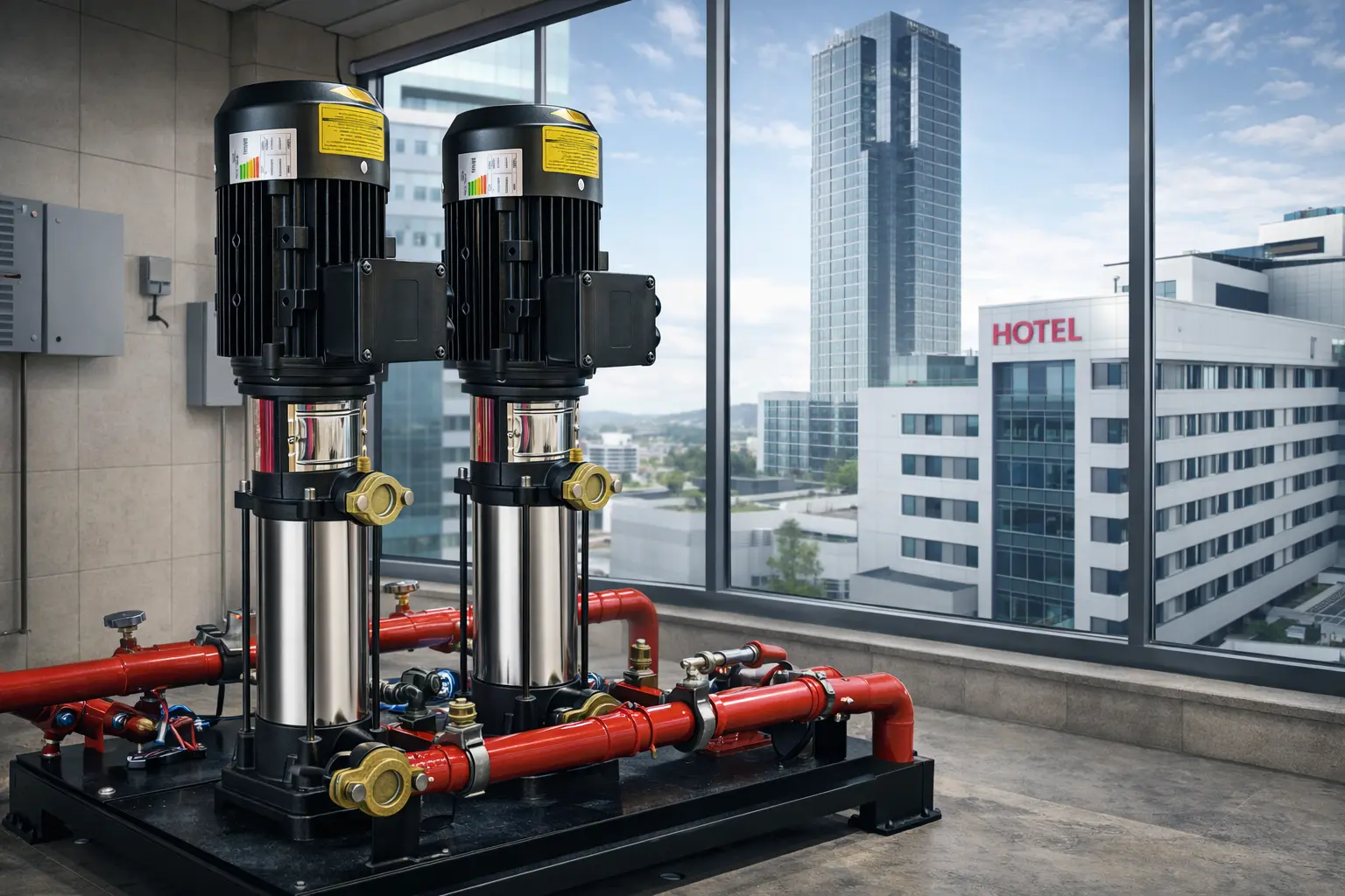 پمپ طبقاتی برای بیمارستان‌ها